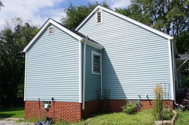 view of side of property