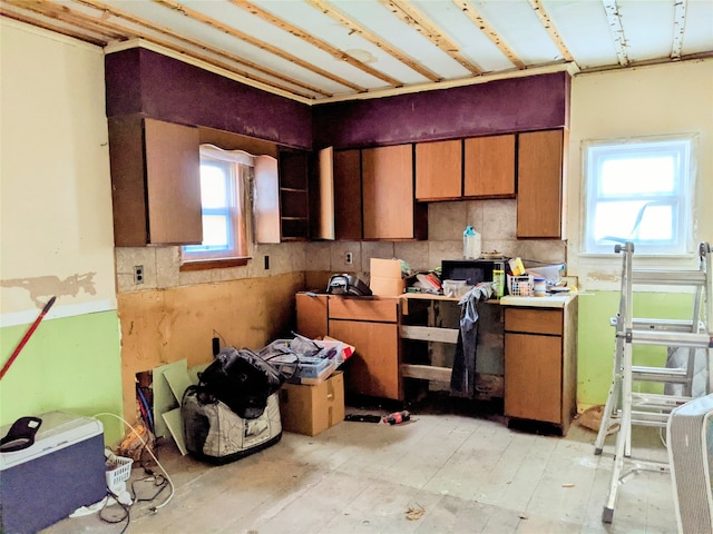 kitchen featuring plenty of natural light