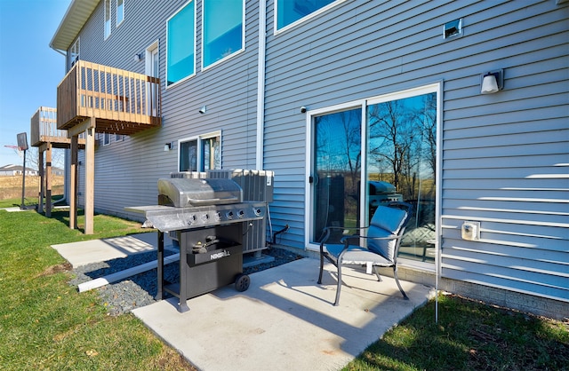 view of patio / terrace with grilling area