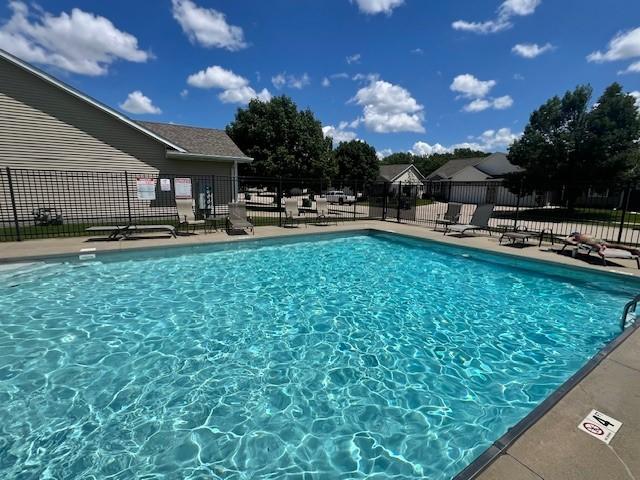 view of pool