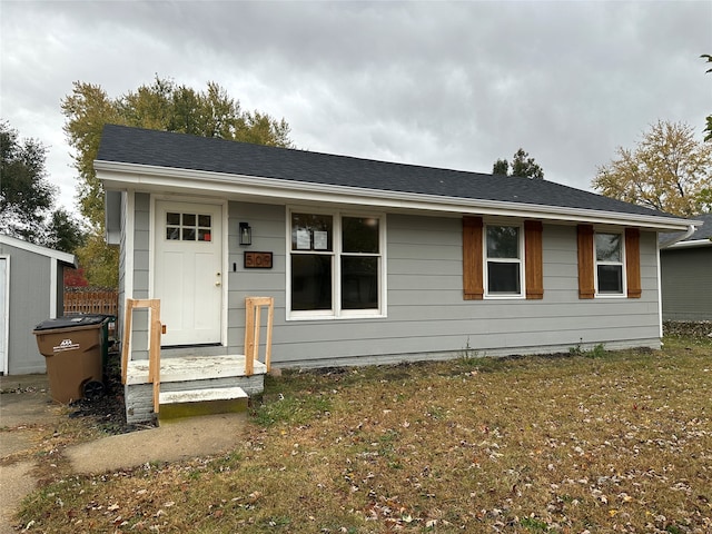 view of front of property