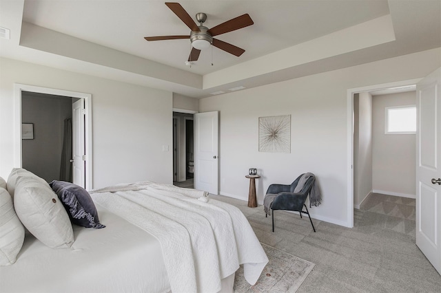 5130 Ella Ivy Ct, Van Meter, IA 50261 - bedroom featuring light colored carpet, baseboards, and a ceiling fan