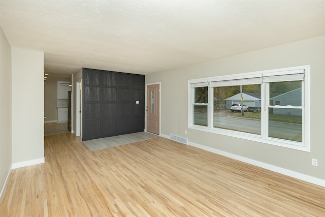 interior space featuring light wood-type flooring