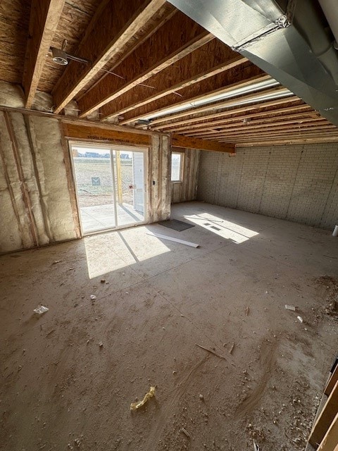 view of attic