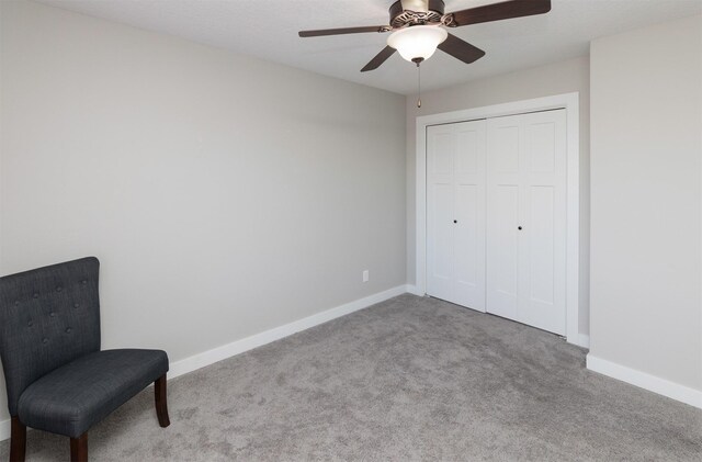 812 SE 15th St, Grimes, IA 50111 - unfurnished room with carpet flooring, baseboards, and a ceiling fan