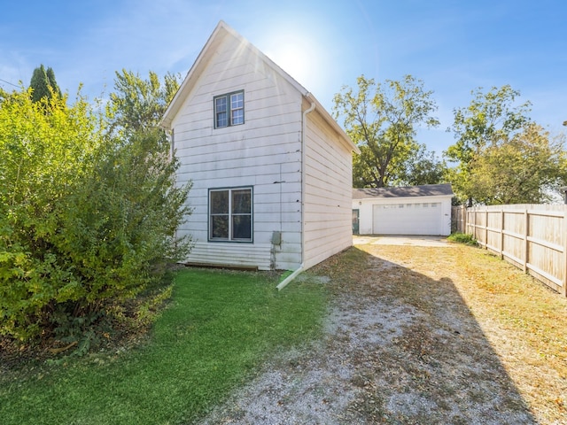 view of back of property