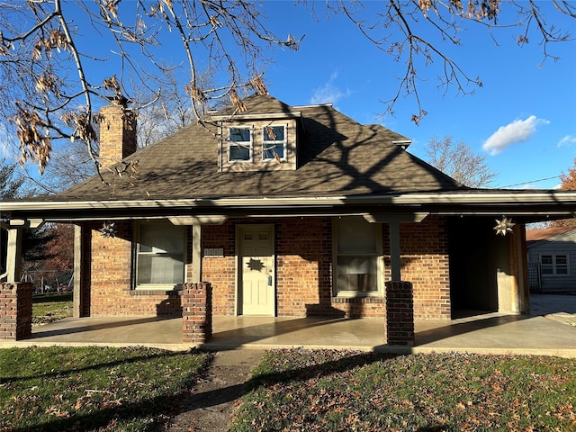 view of front of property