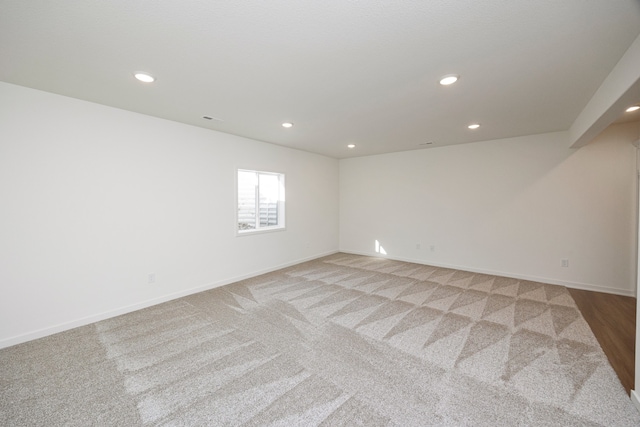 empty room with light carpet