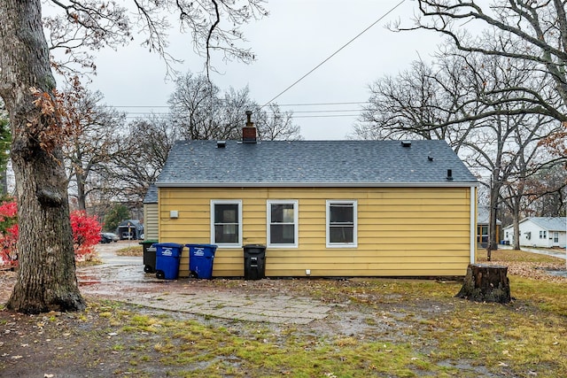 view of back of property