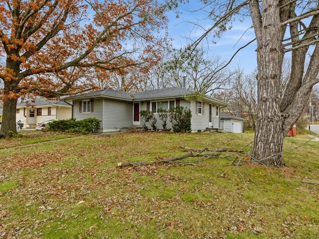 view of ranch-style home