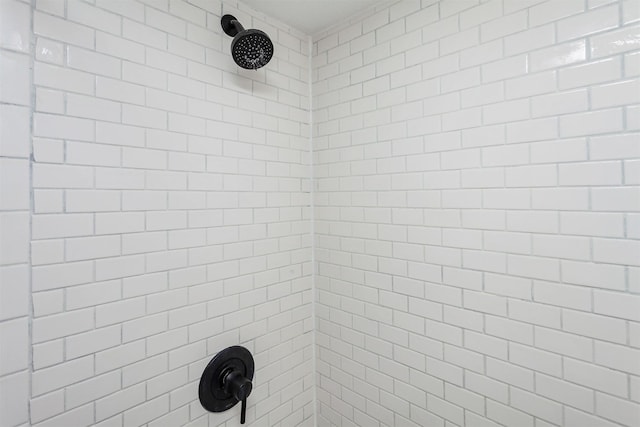 details featuring tiled shower