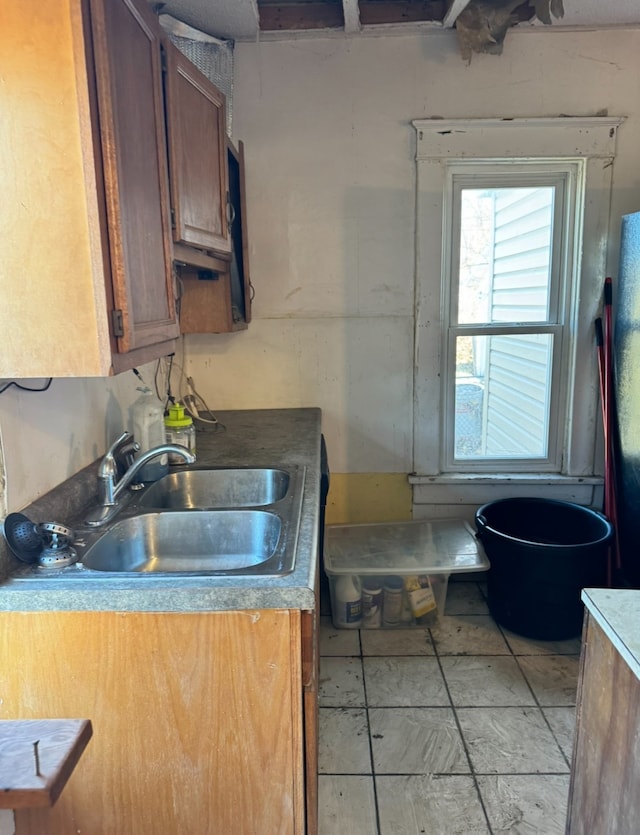 kitchen featuring sink