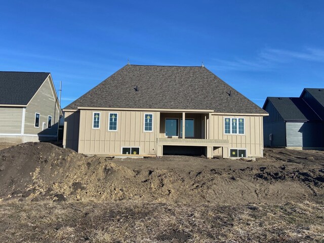 view of rear view of property