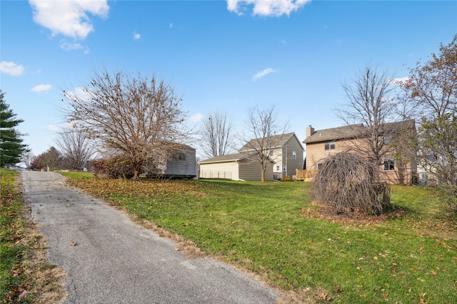 exterior space featuring a yard