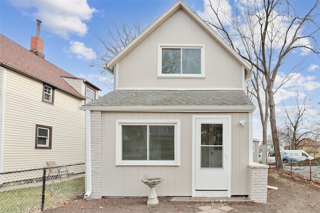 view of rear view of property