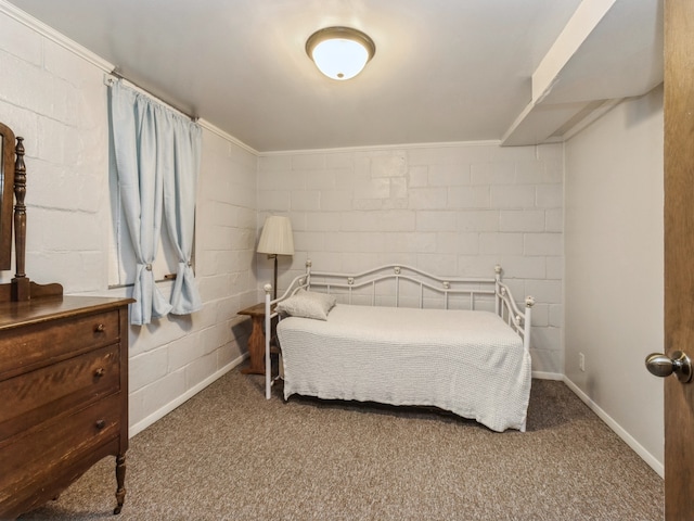 bedroom featuring carpet floors