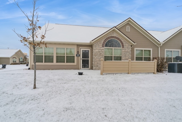 view of ranch-style home