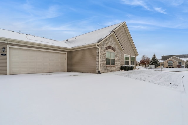 ranch-style house with a garage