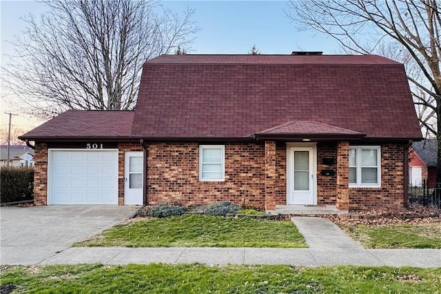 ranch-style home with a garage