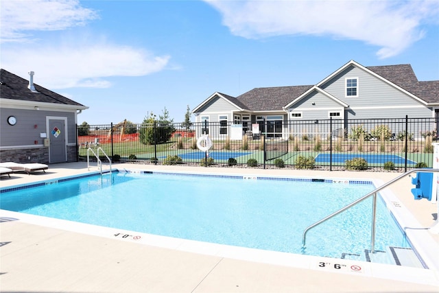 view of pool