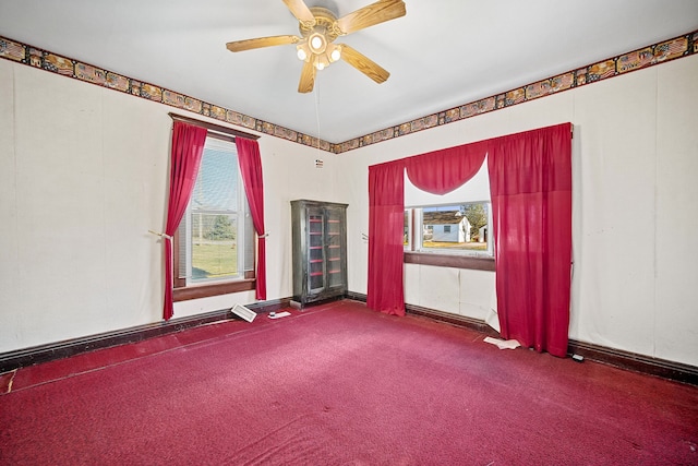 104 2nd Ave, Bagley, IA 50026 - carpeted spare room featuring ceiling fan