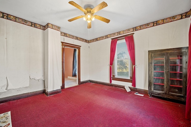 104 2nd Ave, Bagley, IA 50026 - carpeted spare room featuring ceiling fan
