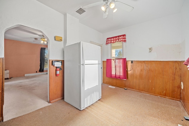 104 2nd Ave, Bagley, IA 50026 - interior space with white refrigerator