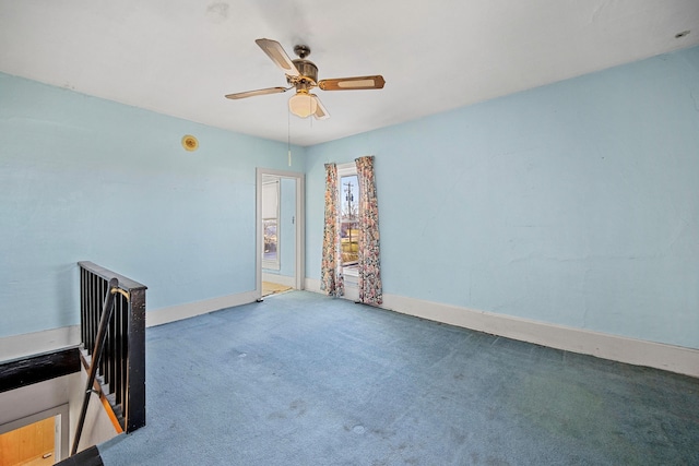 104 2nd Ave, Bagley, IA 50026 - spare room with carpet flooring and ceiling fan