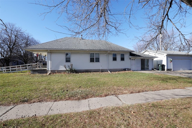 view of home's exterior with a yard