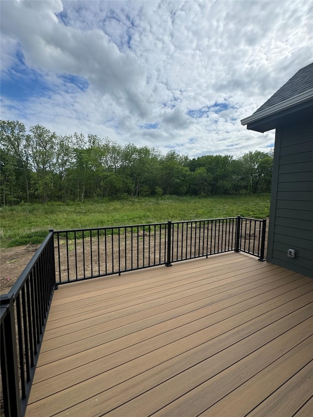 203 Hudson Ave, Van Meter, IA 50261 - view of wooden terrace