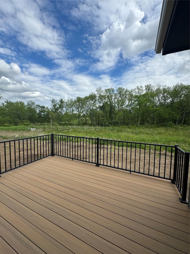 203 Hudson Ave, Van Meter, IA 50261 - view of wooden terrace