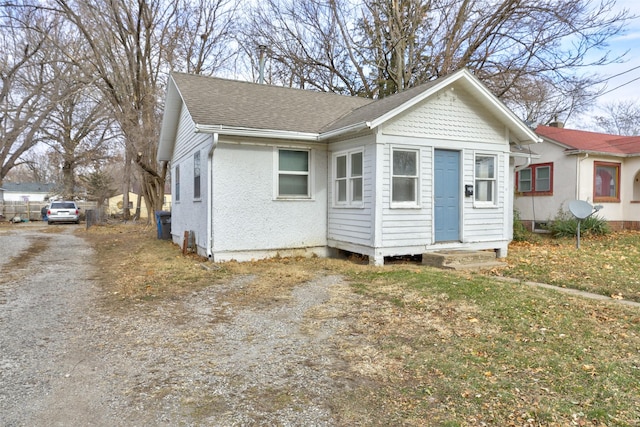 view of bungalow