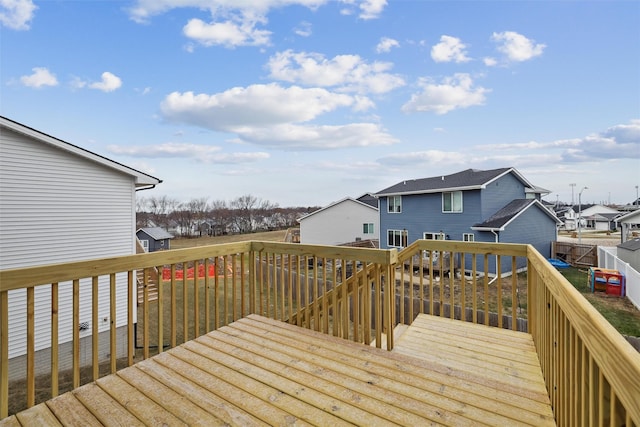 1727 Willow Ct, Norwalk, IA 50211 - deck featuring a residential view