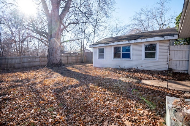 view of side of property