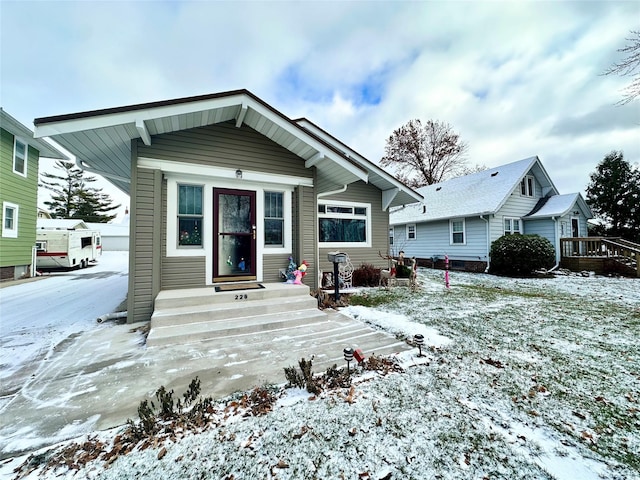 view of front of home