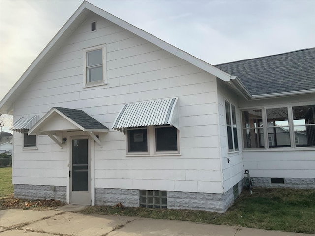 view of bungalow-style home