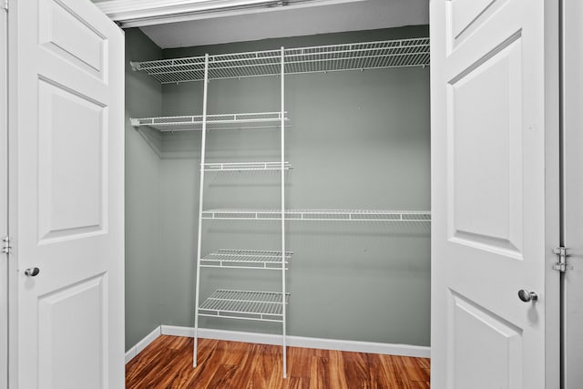 view of closet