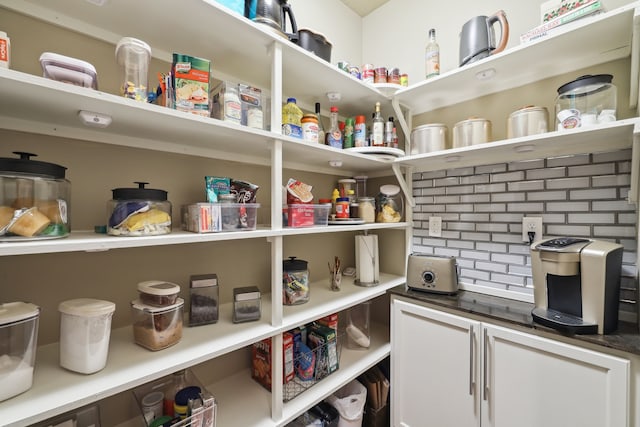 view of pantry