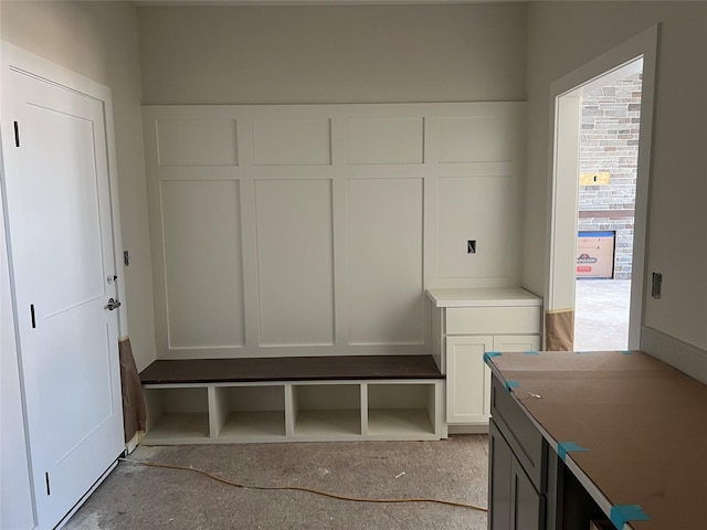 view of mudroom