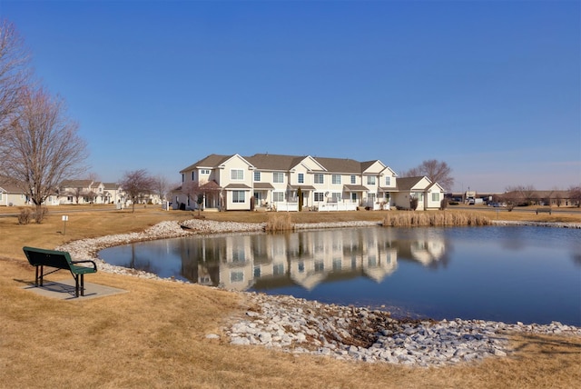 water view featuring a residential view