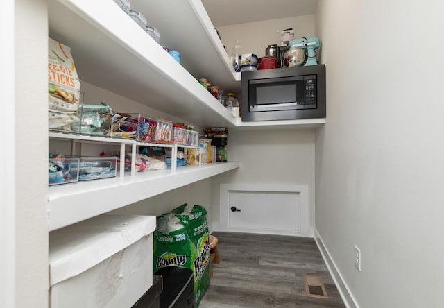 view of pantry