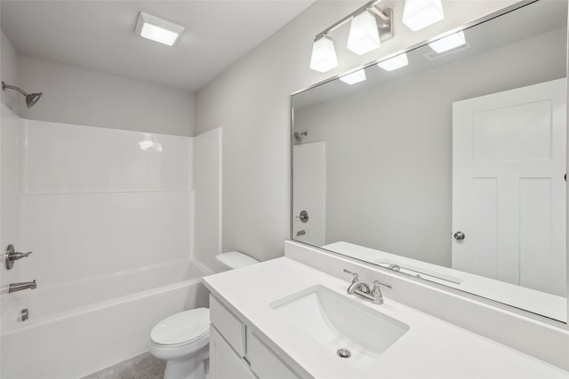 3251 NW Brookside Dr, Grimes, IA 50111 - full bathroom with toilet, vanity, and bathing tub / shower combination