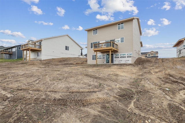 3251 NW Brookside Dr, Grimes, IA 50111 - back of property featuring a deck and a balcony