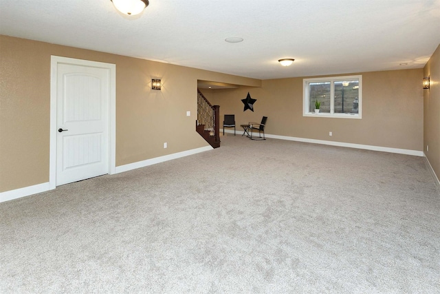 3513 Sunstone Ct SE, Altoona, IA 50009 - basement featuring stairway and carpet floors