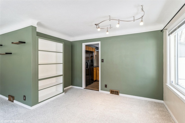 carpeted spare room featuring a healthy amount of sunlight