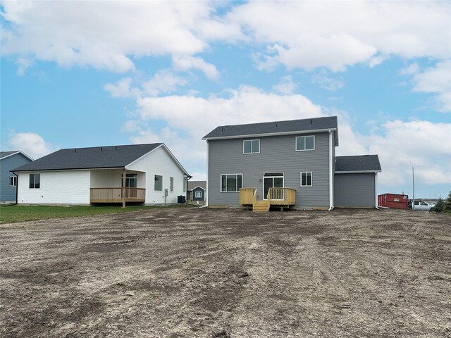 view of rear view of property