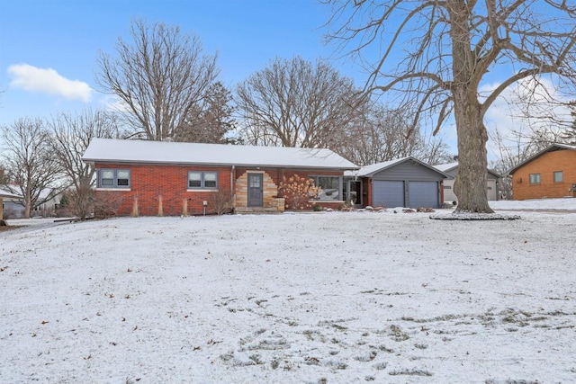 view of ranch-style home