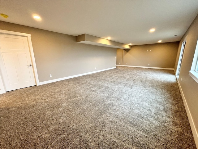 1677 20th Ave SE, Altoona, IA 50009 - finished below grade area with carpet floors, recessed lighting, and baseboards