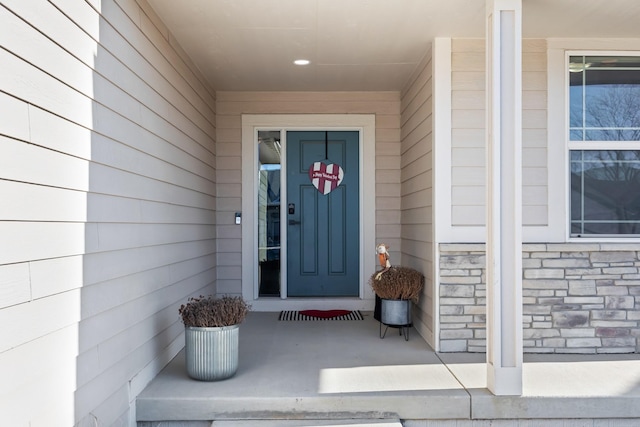 view of property entrance