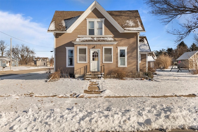 view of front of home